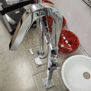 Aquabrass Roman Deck Tub Filler with Hand Held Shower Head Chrome Floormodel as is-12