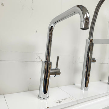 Kitchen Elongated Faucet Lever Handle Floormodel Clearance As Is - 0