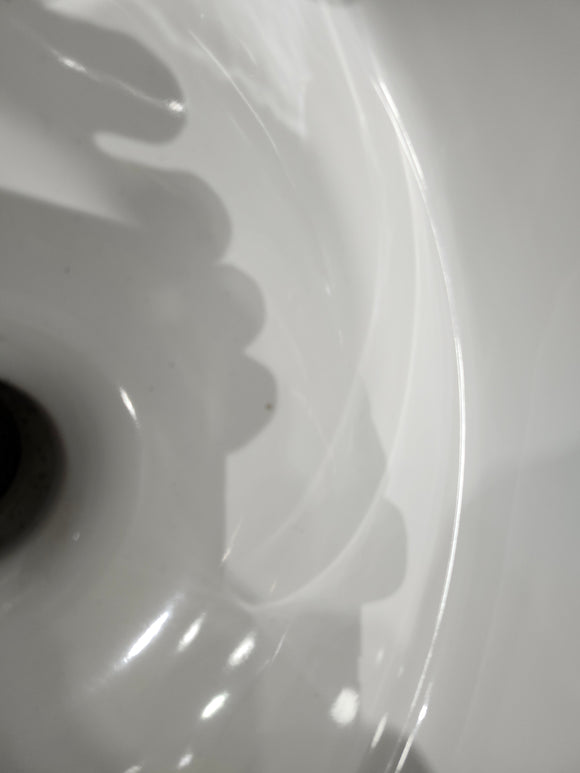 Kohler Undermount Lavatory 14 Inch Round Vertcyl White Floormodel Clearance As is