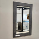 CB 20 x 32 Grey Vanity Mirror Sold as is Floormodel Clearance Isle next to G-1