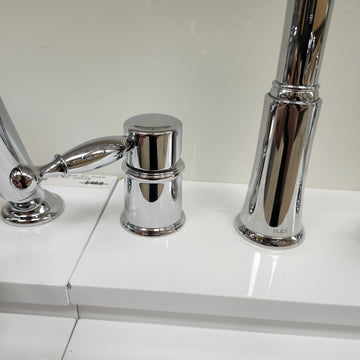 Rubi 3pc Roman Deck Tub Filler Floormodel Clearance as is - 0