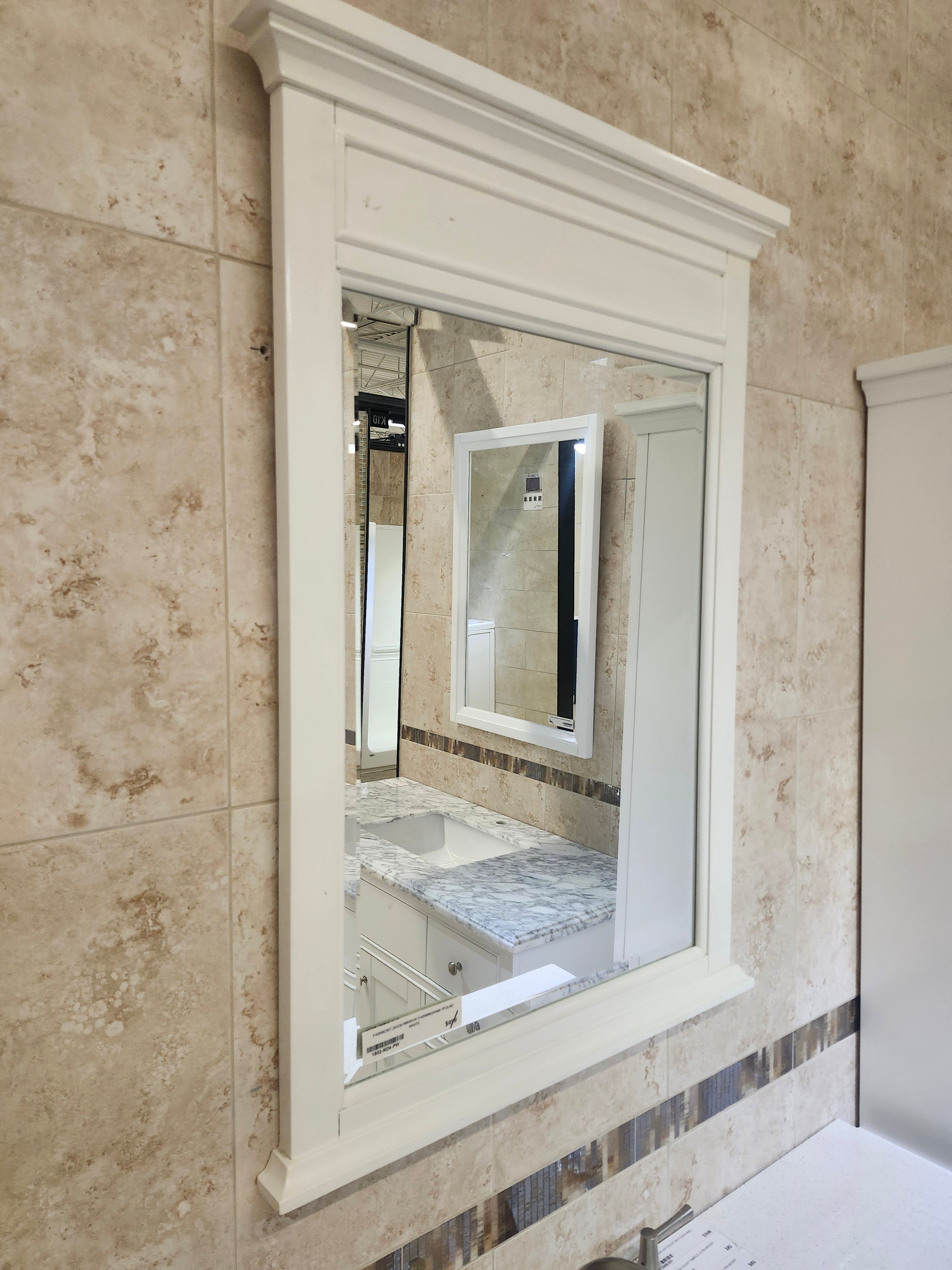 42" Fairmont Framingham Vanity and Countertop Combo with Mirror white