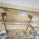 Vida 940 Series Double Glass Shelf Bathroom Accessory Floormodel Sold As is-2