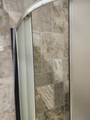 Neptune Round Shower Door with Shower Base Combo Inventory Clearance (as is)-7