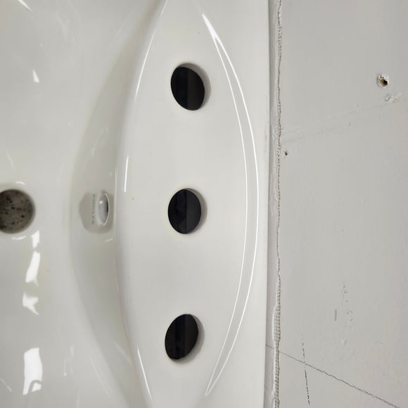 Kohler Bathroom Vanity Sink 3 Hole Biscuit Back open Floormodel Clearance as is Etobicoke