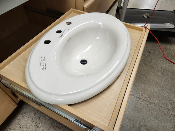 Kohler 28 x 19 Drop In Overmount Bathroom Sink Floormodel Clearance As Is