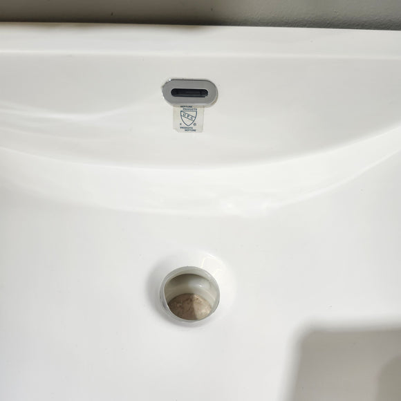 25 x 17 Square Vanity Countertop Sink Floormodel as is i15