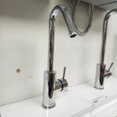 Single Hole Bathroom Faucet with Lever Handle Floormodel As Is-2