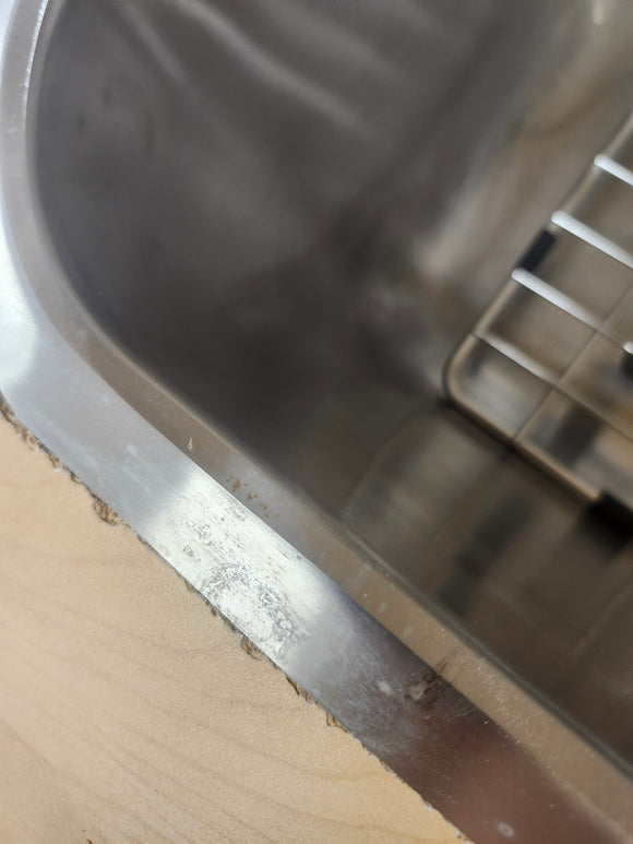 Franke NCX120-29 Sink - Undermount Double Concerto Creased Bottom SS Kitchen Sink Floormodel Clearance as is