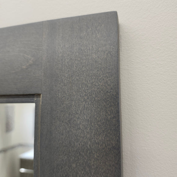 CB 20 x 32 Grey Vanity Mirror Sold as is Floormodel Clearance Isle next to G