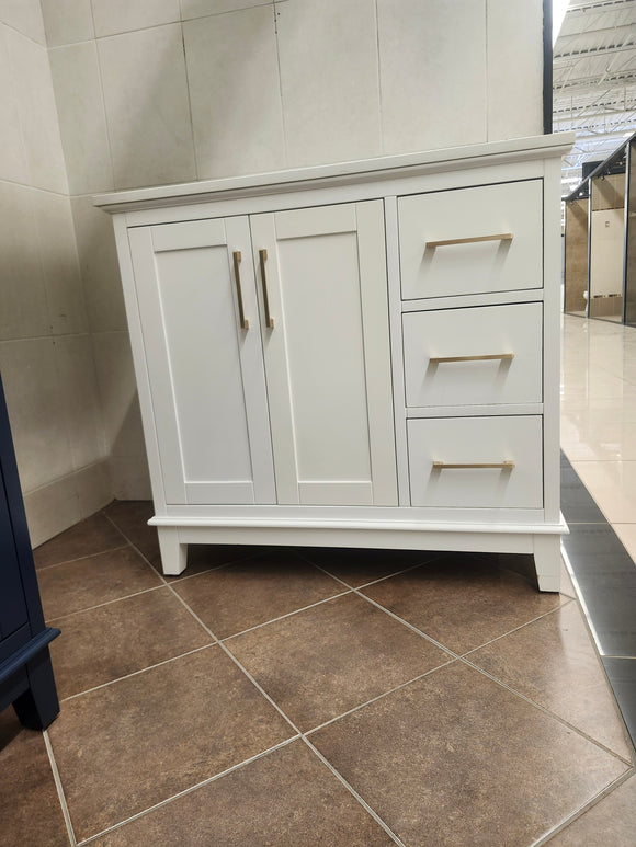 37" Madison Vanity and Countertop Combo (as is)