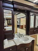 55" Vanico Victorian Vanity Combo (as is)