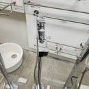 Aquabrass Roman Deck Tub Filler Metro Chrome With Hand Held Shower Head Floormodel Clearance As Is-2