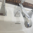 8CC 3 Hole Classic Bathroom Vanity Faucet Floormodel Clearance As Is-8