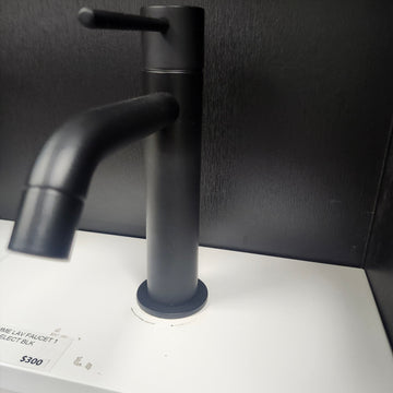 Aquabrass Treemme Single Hole Matte Black Faucet Floormodel Clearance Sold as is (153) - 0
