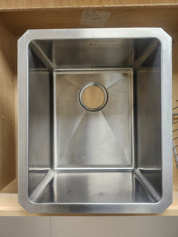 Vida Acute Stainless Steel Square Undermount Kitchen Sink Floormodel Clearance as is etobicoke