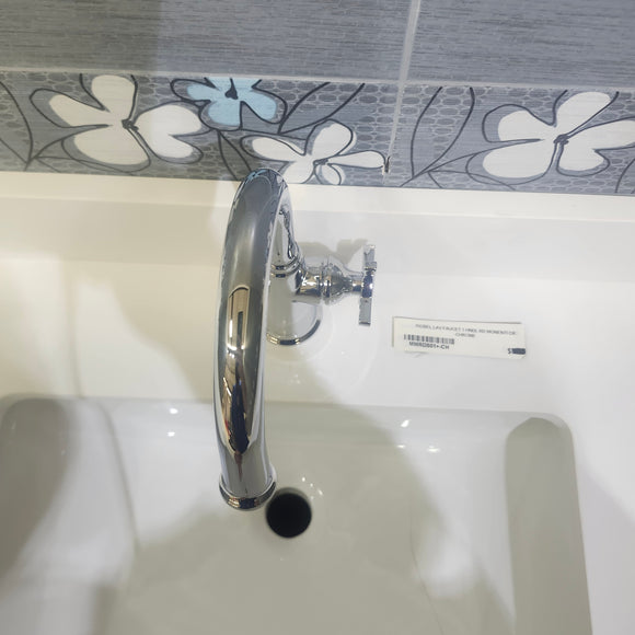 Riobel Monenti Bathroom Vanity Single Hole Faucet Floormodel Clearance as is J10