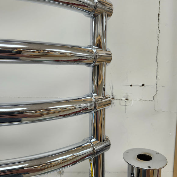 Mr Steam Towel Warmer 27 inch curved Rounded wallmount Floormodel Clearance As is