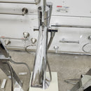 Vida V-Style Floormount Tub Filler with Hand Held Shower Head and Round Handle Floormodel Clearance as Is-4