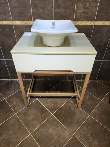 30" Aura Rideau Canal Vanity kohler vessel combo (as is)