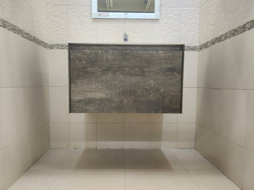 29" Espa Stone Grey Wall Vanity with Countertop Combo (as is) - 0