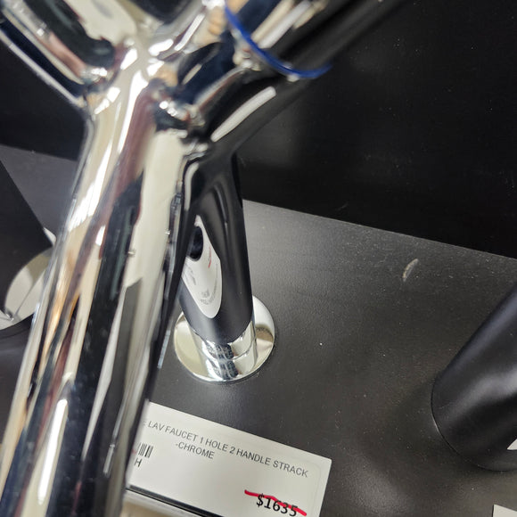 Hansgrohe Axor Series 1 Hole Single Faucet Starck Two Handles Chrome Floormodel Clearance as is