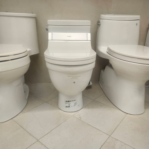 Duravit Starck Floormount Toilet Elongated with Washlet Floormodel Clearance as is I8 2120510001 610001001001