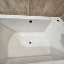 Primula Alcove 65 x 35 Built In Bathtub White 4066AA1 Floormodel Clearance as is M10-8