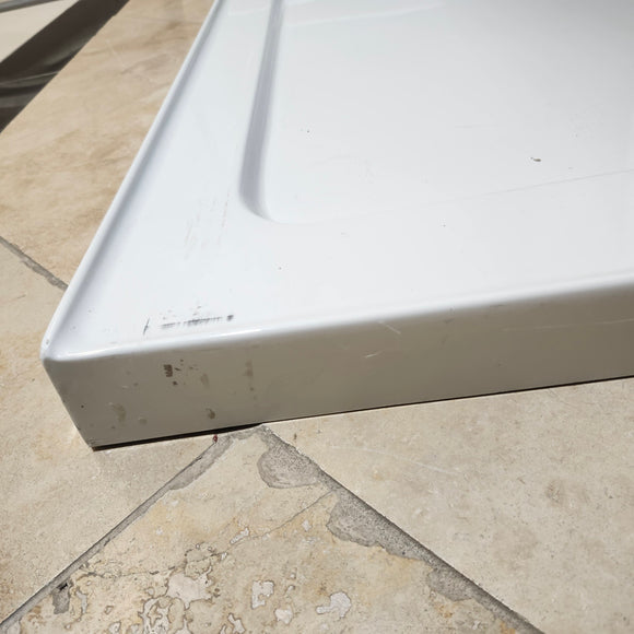 48 x 32 Acrylic Shower Base White Floormodel Clearance As is i15