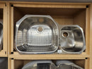 Franke Kitchen Undermount Sink 36 x 21 (1 3/4) RHSB Prestige Stainless Steel PRX120RH Floormodel Clearance As is-1