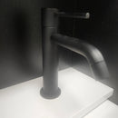 Aquabrass Treemme Single Hole Matte Black Faucet Floormodel Clearance Sold as is (153)-1