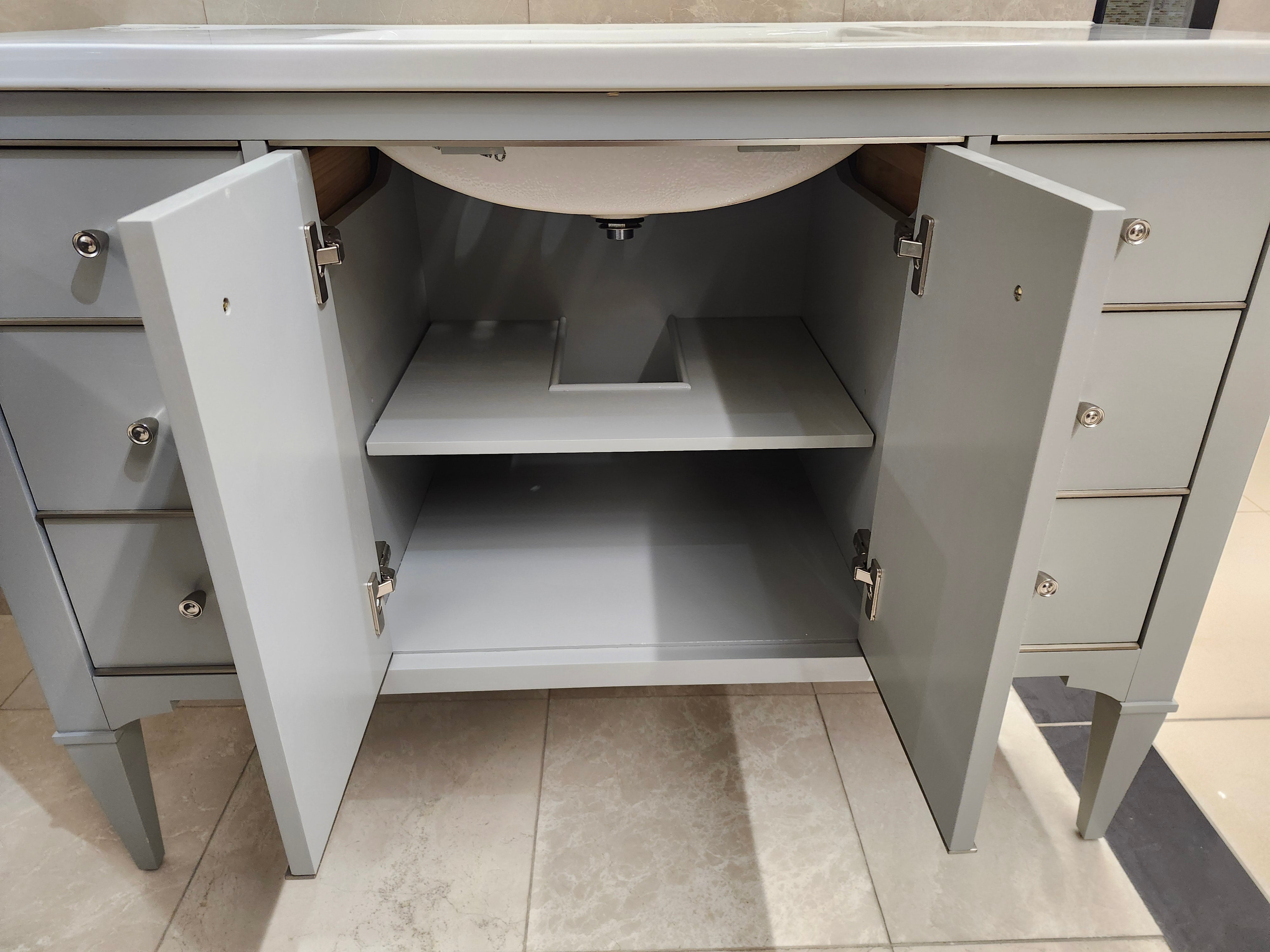 48" Fairmount Charlotte Vanity & Countertop Combo with Mirror (as is)