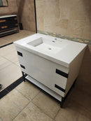 36" Aura Vanity with Countertop Combo (as is)-1