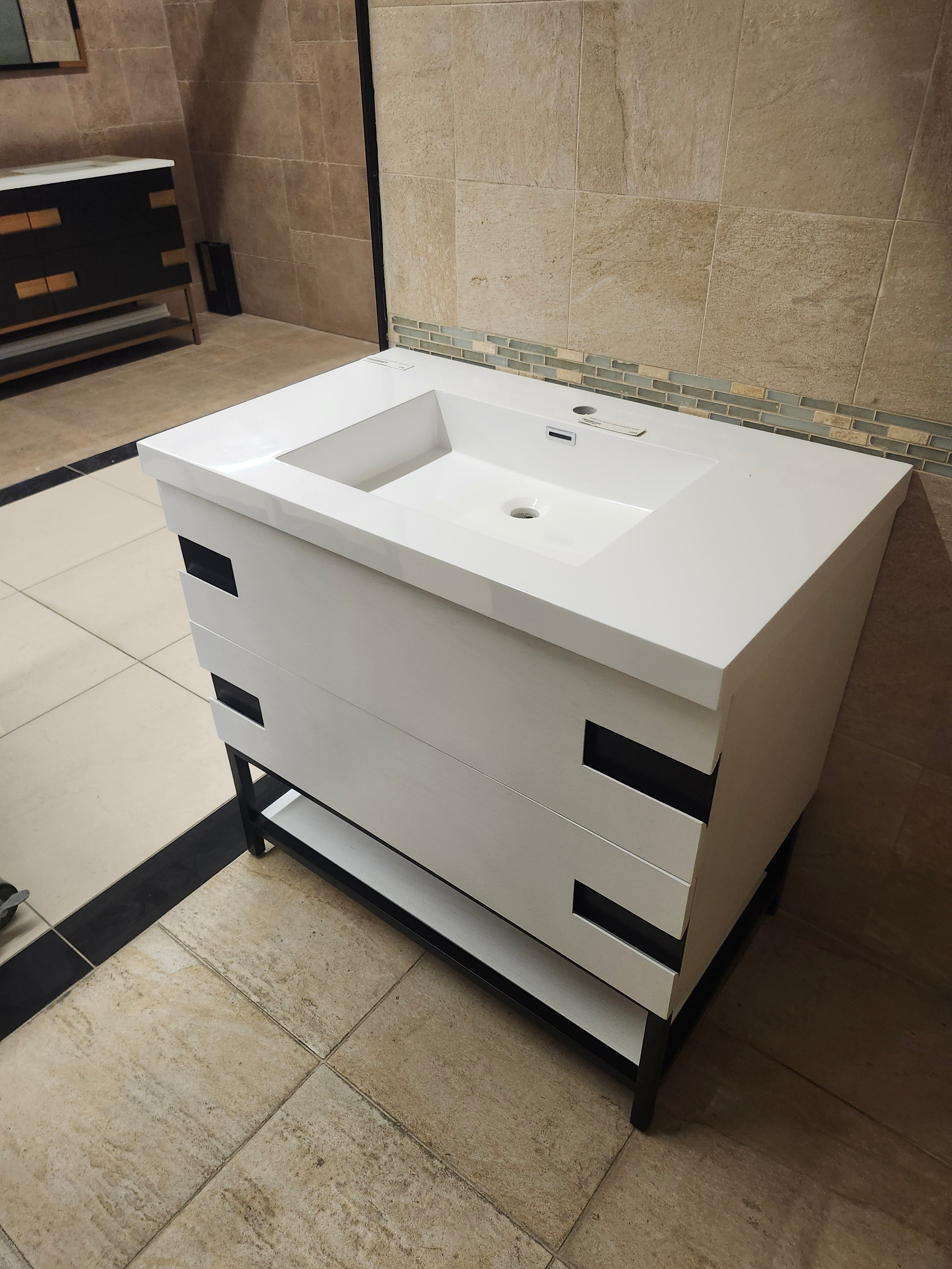 36" Aura Vanity with Countertop Combo (as is)