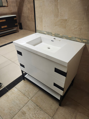 36" Aura Vanity with Countertop Combo (as is)