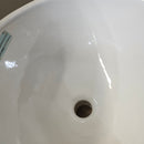 Undermount ~18 x ~16 Bathroom Vanity Sink No Overflow Floormodel as is m10-4