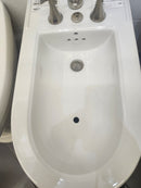 Kohler Memoirs White Bidet with Brush Nickel Hardware (as is)-4