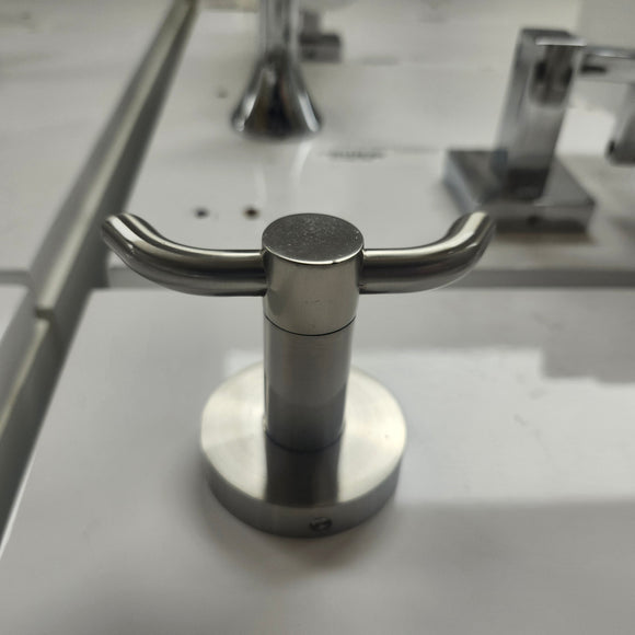 Vida 927 Series Double Robe Hook Bathroom Accessory Floormodel Clearance As Is