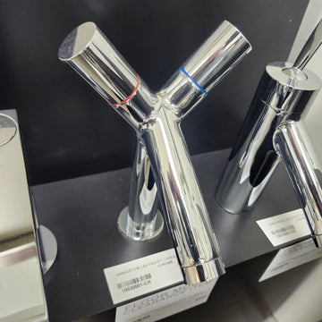 Hansgrohe Axor Series 1 Hole Single Faucet Starck Two Handles Chrome Floormodel Clearance as is