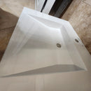 Duo 24 x 17 3/4 Countertop Vanity Sink no Overflow White Floormodel As Is L15-5