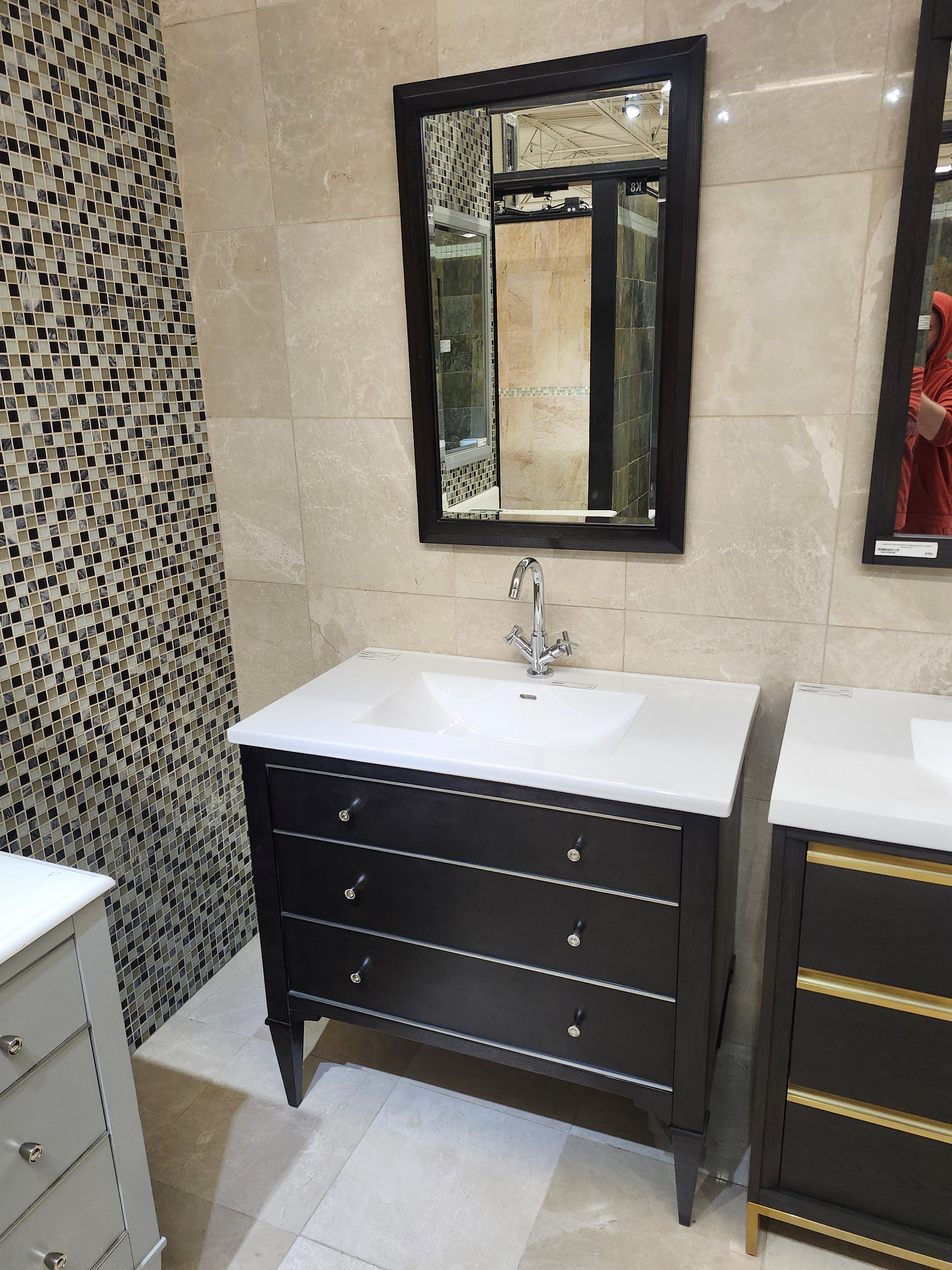 36" Fairmount Charlotte Vanity & Countertop Combo with Mirror  (as is)