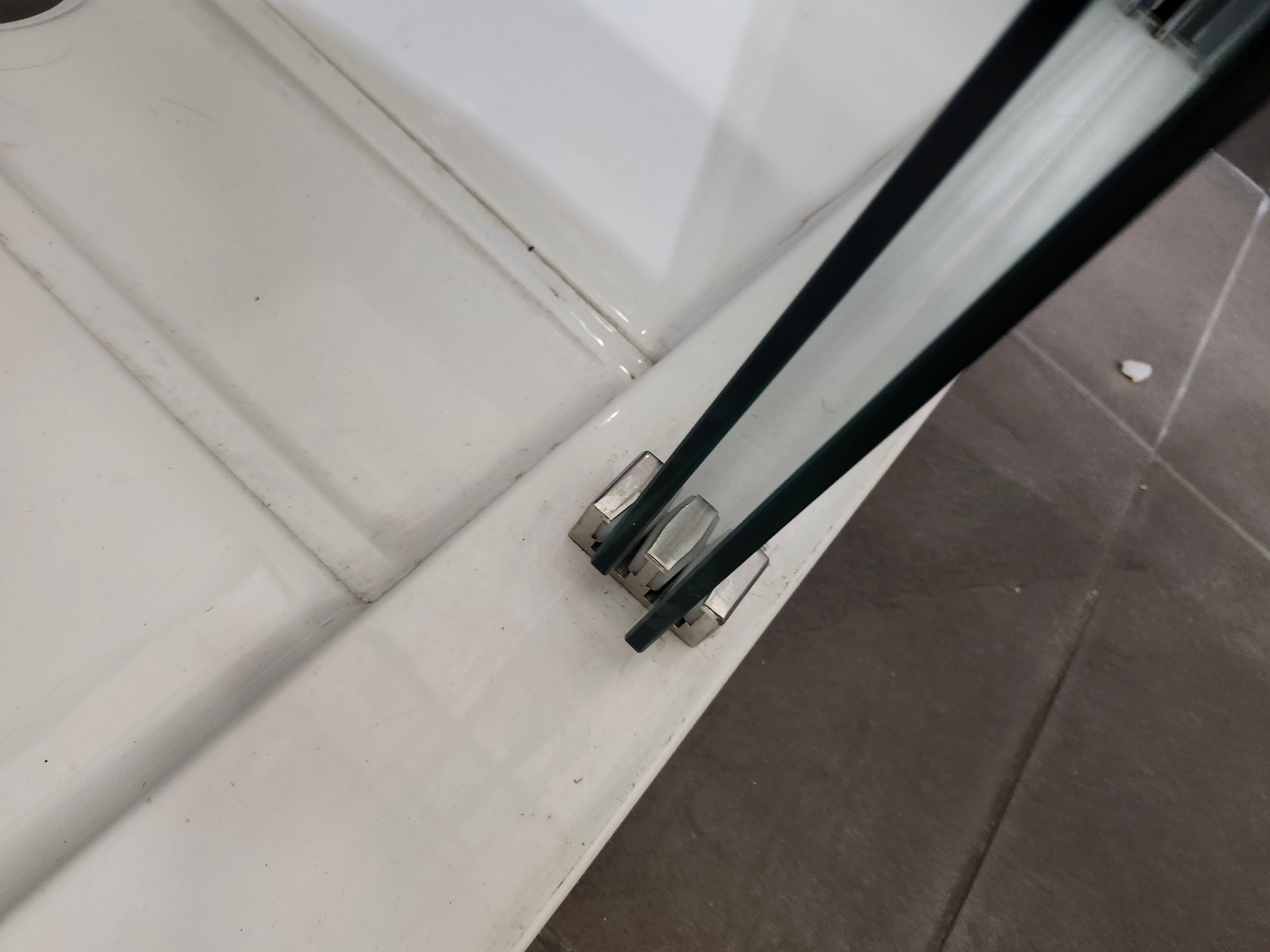 60x36 Shower Base and 60x79 Shower Door Combo (as is)