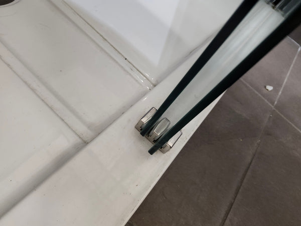 60x36 Shower Base and 60x79 Shower Door Combo (as is)
