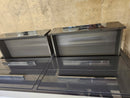 60" Aura Plato Glossy Charcoal Vanity with Double Countertop Combo (as is) i1-6