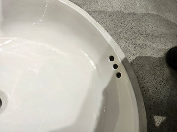 Kohler Undermount Bathroom Sink 17 x 14 Caxton White Floormodel Clearance As Is - 0