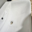 Vida Elda 29.5 x 17.9 Vanity Countertop Sink 1 Hole White Floormodel Clearance As Is i15-5