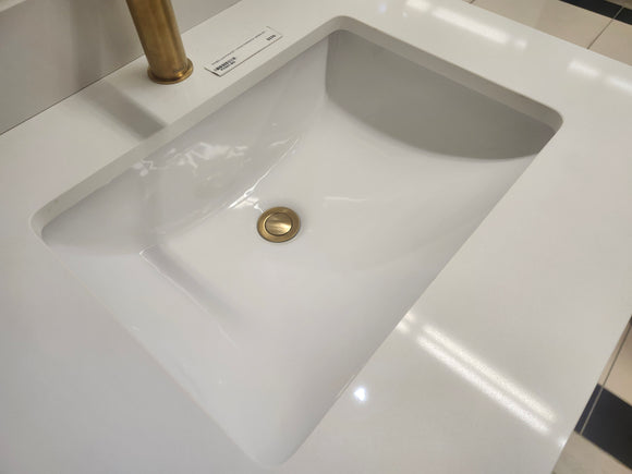 36" Laurel Navy Vanity and Countertop Combo (as is)