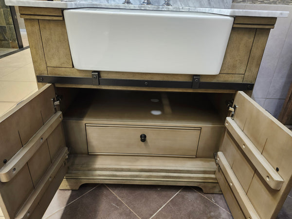 36" Fairmont Farmhouse Vanity & Countertop Combo (as is)