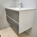 Rubi Aria 35 x 18 Vanity, Countertop Sink and LED Mirror Combo Floormodel Clearance Sold as Is-4