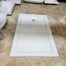 48 x 32 Acrylic Shower Base White Floormodel Clearance As is i15-1